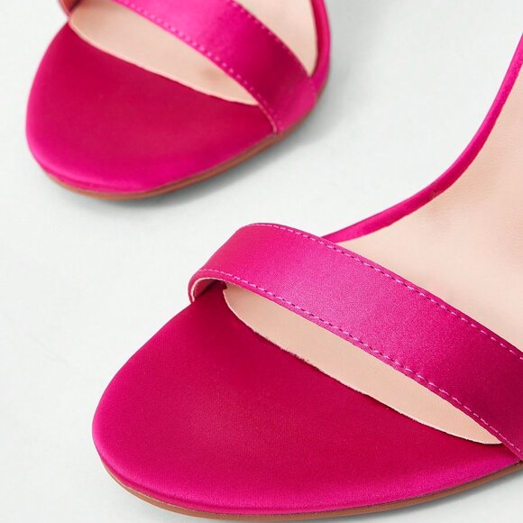Hot Pink Sexy Women's Sling Back Pointed Toe Elegant High Heel Sandals - Picture 9 of 10